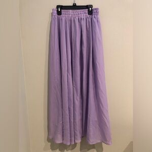 Lavender long dance Skirt